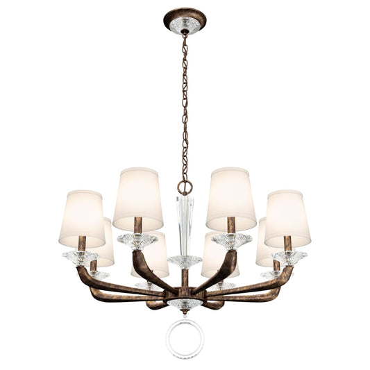 Schonbek Emilea 8 Light 33" Wide Crystal Chandelier with Swarovski Optic Crystals