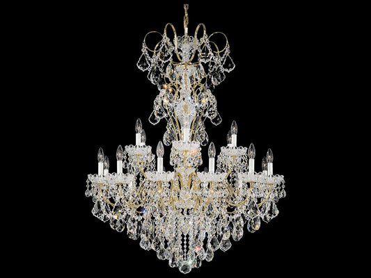 Schonbek New Orleans Crystal Candelabra Chandelier