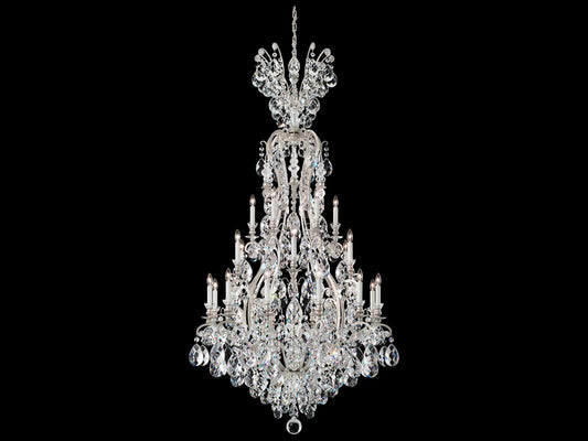 Schonbek 25-Light Renaissance Crystal Candelabra Chandelier in Gold