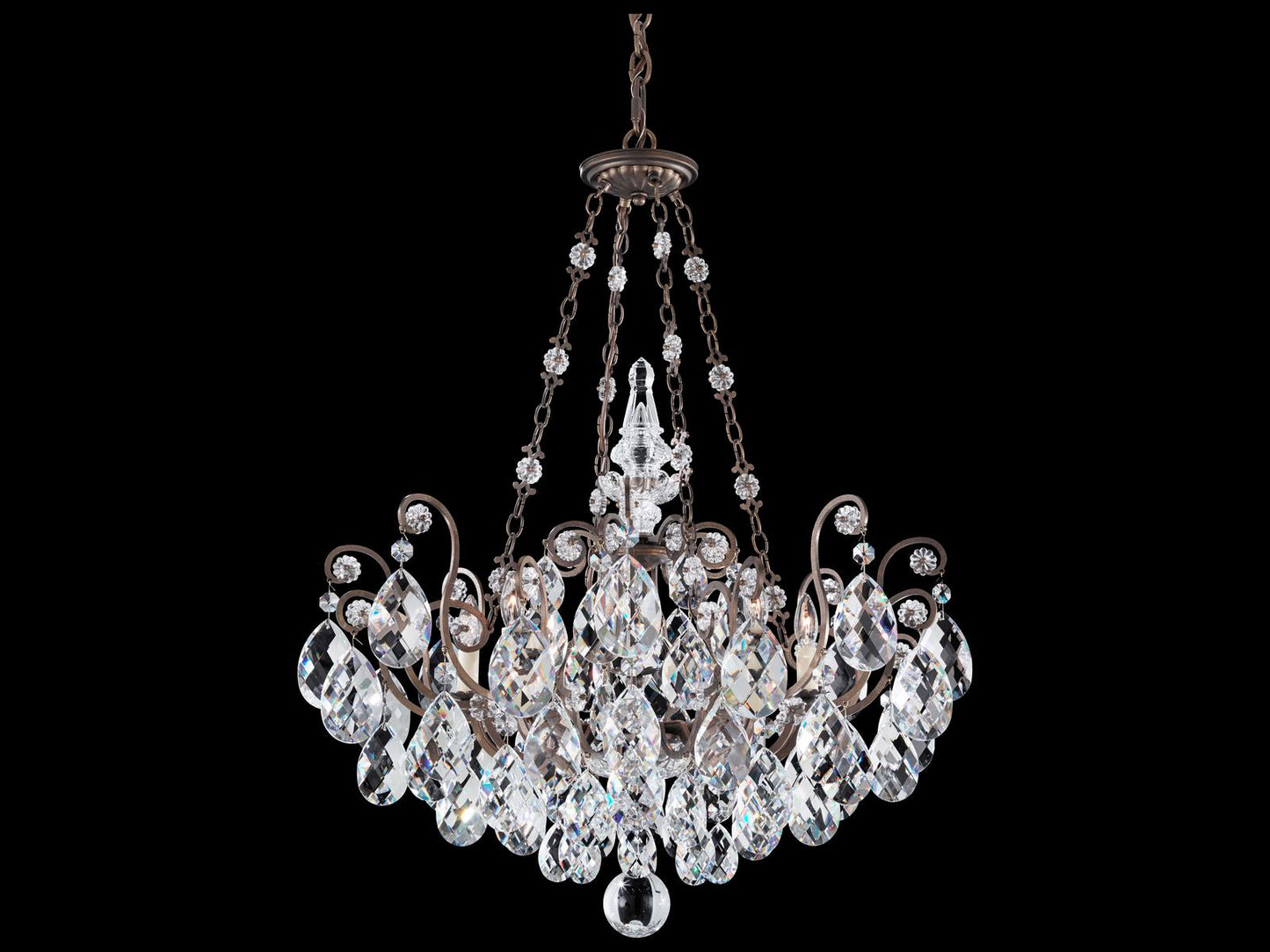 Schonbek 8-Light Renaissance Crystal Chandelier