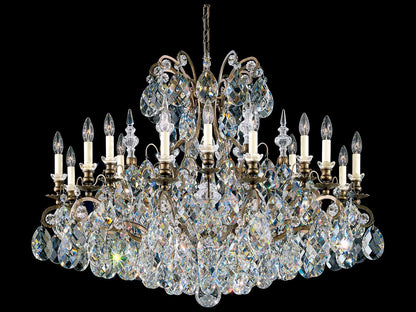 Schonbek Renaissance Crystal Candelabra Chandelier in Gold