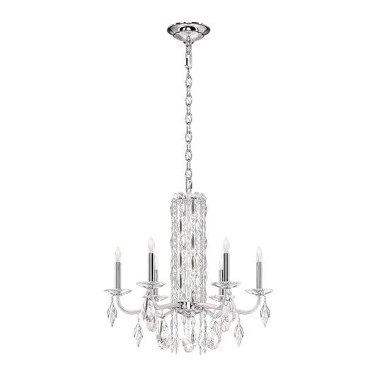 Schonbek Sarella 6 Light 25" Wide Crystal Chandelier with Heritage Crystals