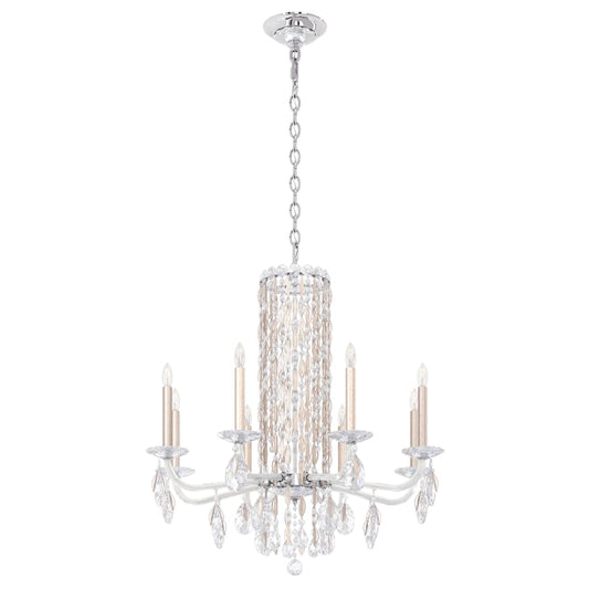 Schonbek Sarella 8 Light 30" Wide Crystal Chandelier with Heritage Crystals