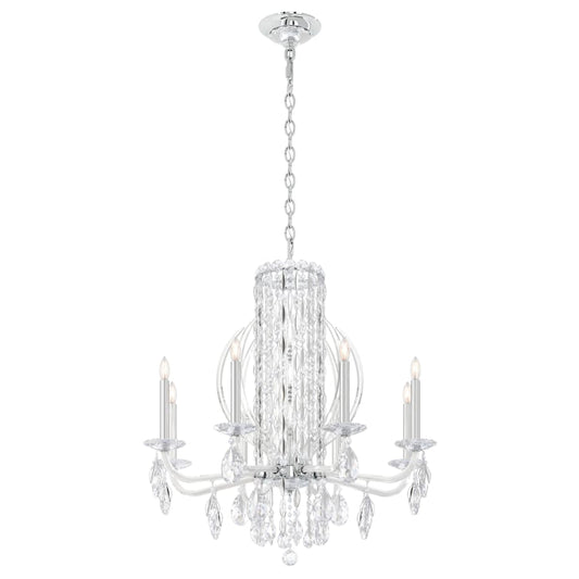 Schonbek Sarella 8 Light 30" Wide Crystal Chandelier with Heritage Crystals