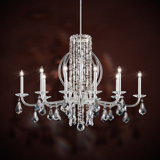 Schonbek Sarella 10 Light 41" Wide Crystal Chandelier with Heritage Crystals