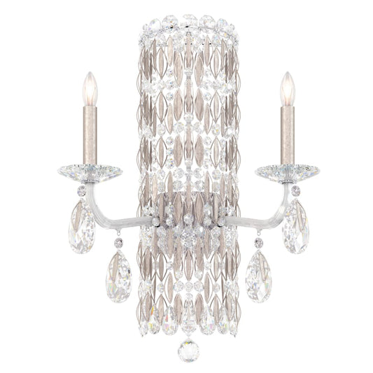 Schonbek Sarella 2 Light 23" Tall Wall Sconce with Heritage Crystals