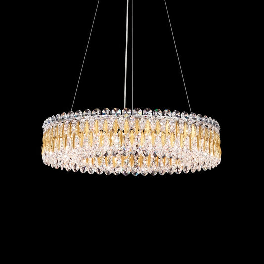 Schonbek Sarella 12 Light 24" Wide Crystal Pendant with Swarovski Crystals