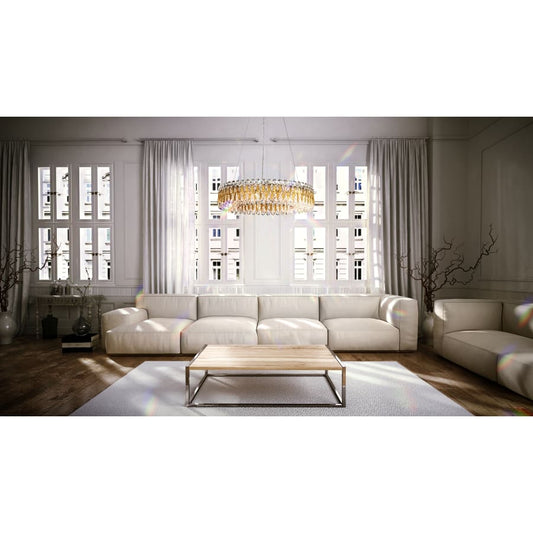 Schonbek Sarella 12 Light 24" Wide Crystal Pendant with Heritage Crystals