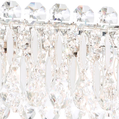 Schonbek Sarella 3 Light 16" Wide Flush Mount Drum Ceiling Fixture with Heritage Crystals