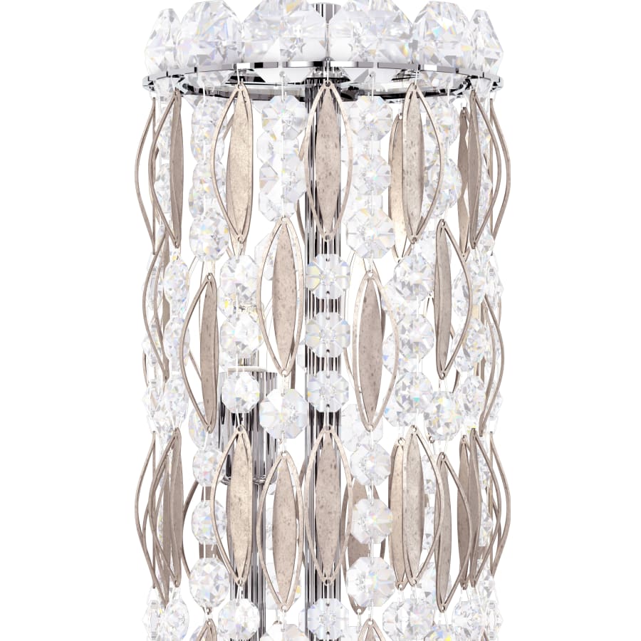 Schonbek Sarella 3 Light 16" Wide Flush Mount Drum Ceiling Fixture with Heritage Crystals