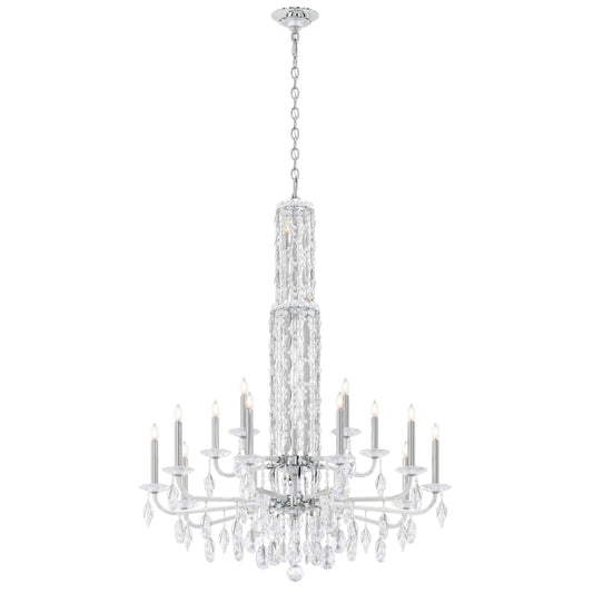 Schonbek Sarella 15 Light 41" Wide Crystal Chandelier with Heritage Crystals