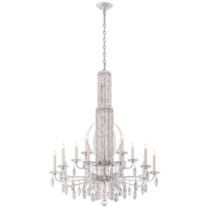 Schonbek Sarella 17 Light 41" Wide Crystal Chandelier with Heritage Crystals