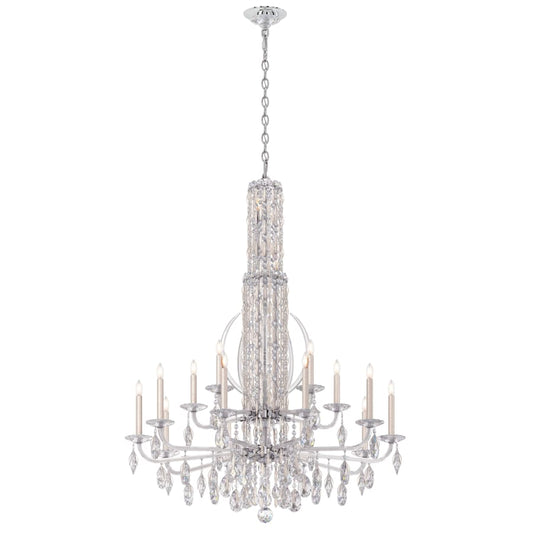 Schonbek Sarella 17 Light 41" Wide Crystal Chandelier with Heritage Crystals