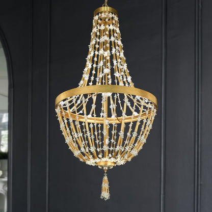 Schonbek Bali 26" Wide LED Crystal Empire Chandelier