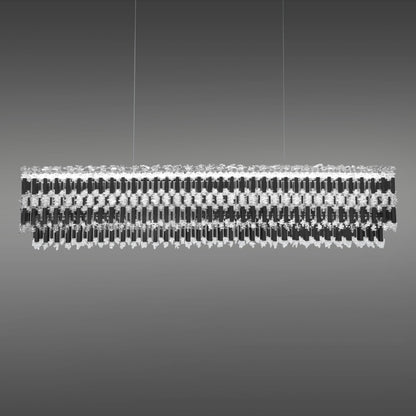 Schonbek Tahitian 48" Wide LED Crystal Linear Chandelier