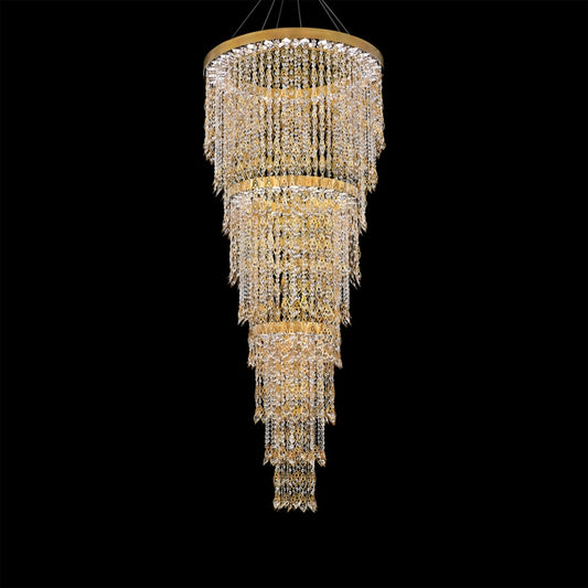 Schonbek Pavona 9 Light 36" Wide LED Crystal Pendant