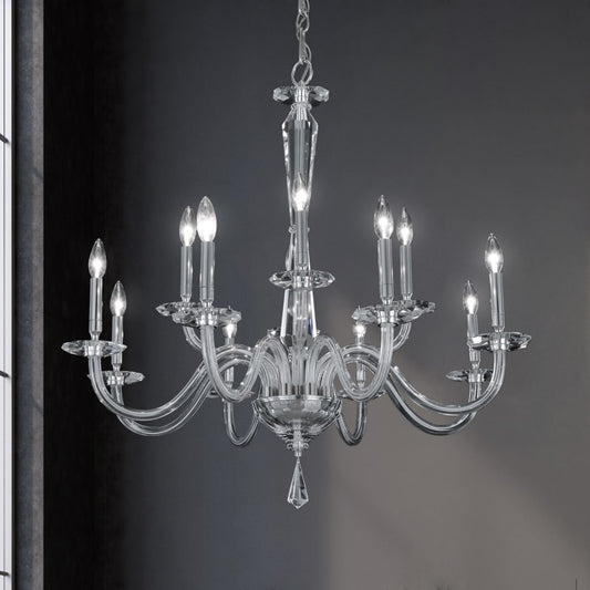 Schonbek Habsburg 12 Light 35" Wide Taper Candle Style Chandelier