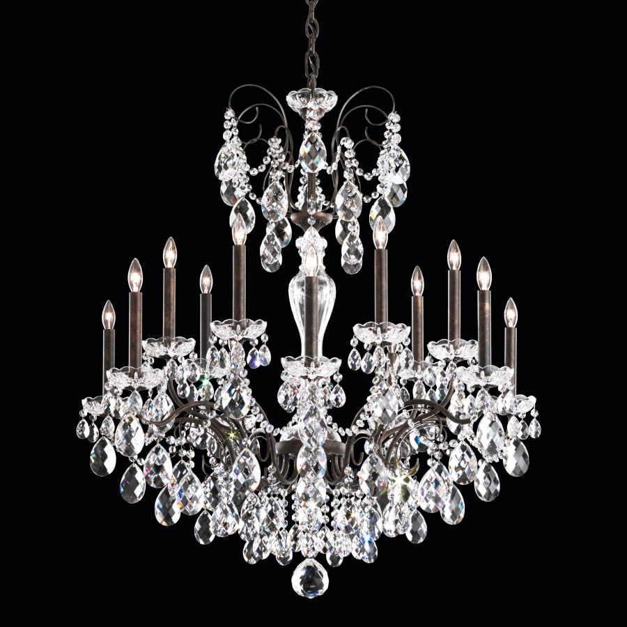 Schonbek Sonatina 14 Light 35" Wide Crystal Chandelier with Clear Swarovski Heritage Crystals