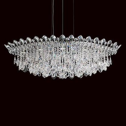 Schonbek Trilliane Strands 8 Light 45" Wide Crystal Chandelier with Clear Swarovski Heritage Crystals