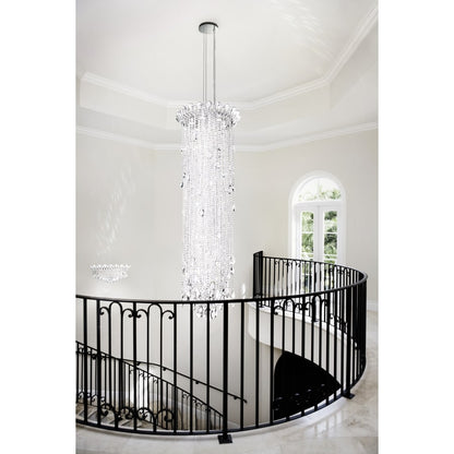 Schonbek Trilliane Strands 8 Light 45" Wide Crystal Chandelier with Clear Swarovski Heritage Crystals