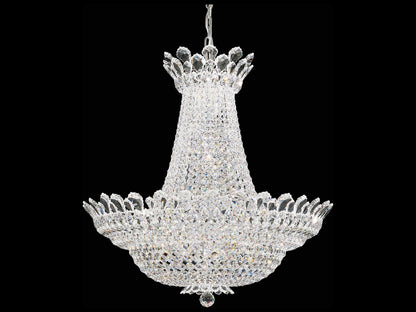 Schonbek Trilliane 53-Light Crystal Chandelier in Polished Silver