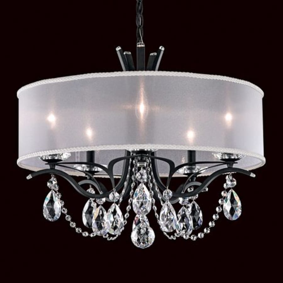 Schonbek Vesca 5 Light 24" Wide Crystal Chandelier with Clear Swarovski Heritage Crystals