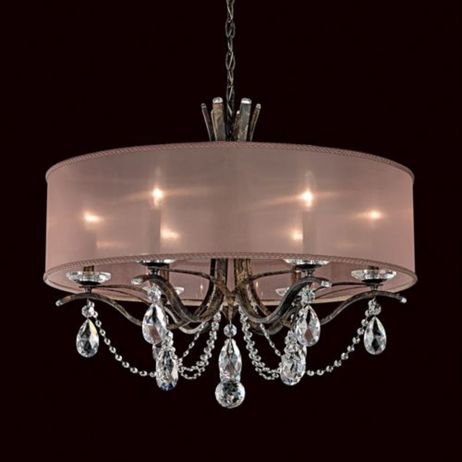 Schonbek Vesca 6 Light 28" Wide Crystal Chandelier with Clear Swarovski Heritage Crystals