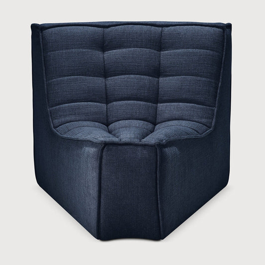 N701 45° Round Corner Sofa - Graphite