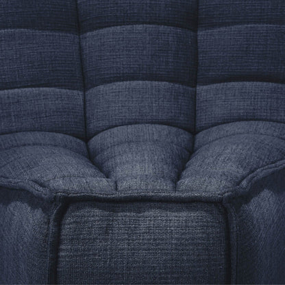N701 45° Round Corner Sofa - Graphite
