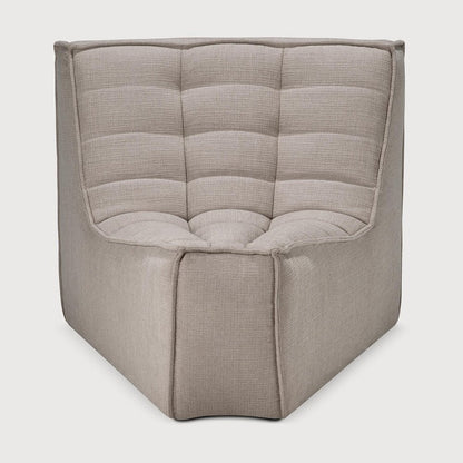 N701 45° Round Corner Sofa - Ecru