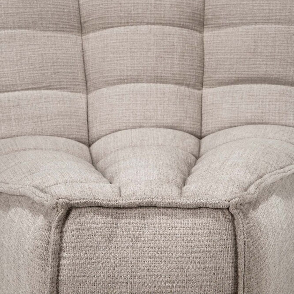 N701 45° Round Corner Sofa - Ecru
