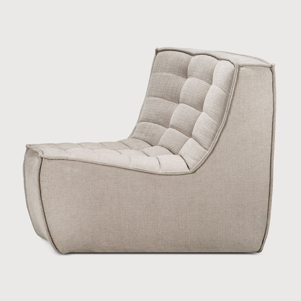 N701 45° Round Corner Sofa - Beige