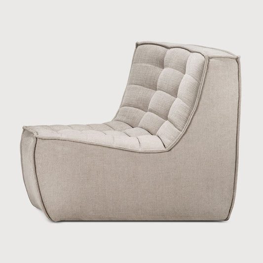 N701 45° Round Corner Sofa - Beige