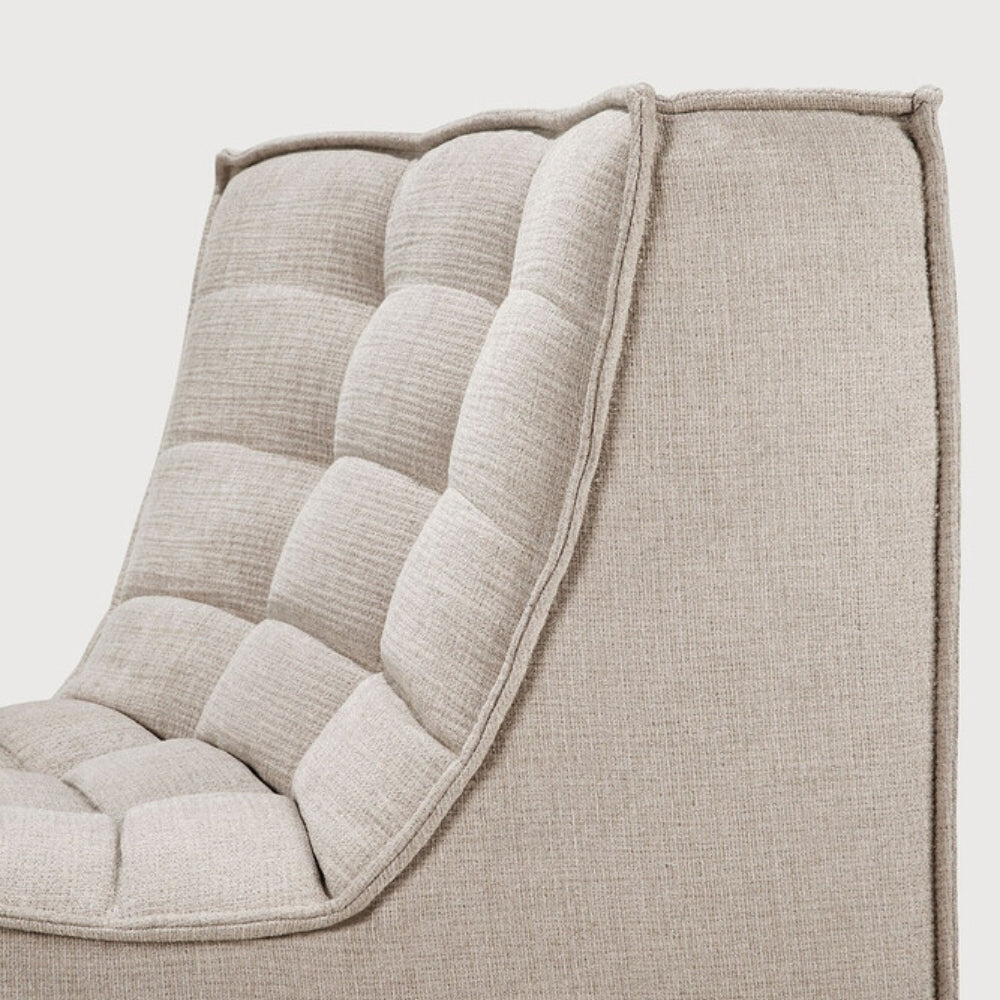 N701 45° Round Corner Sofa - Beige