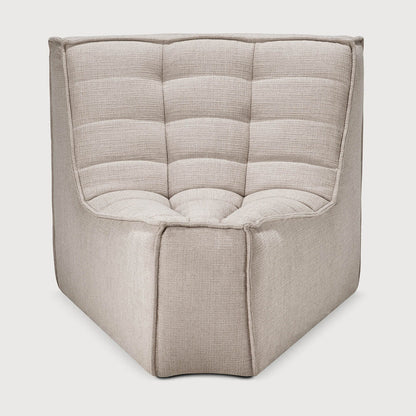 N701 45° Round Corner Sofa - Beige