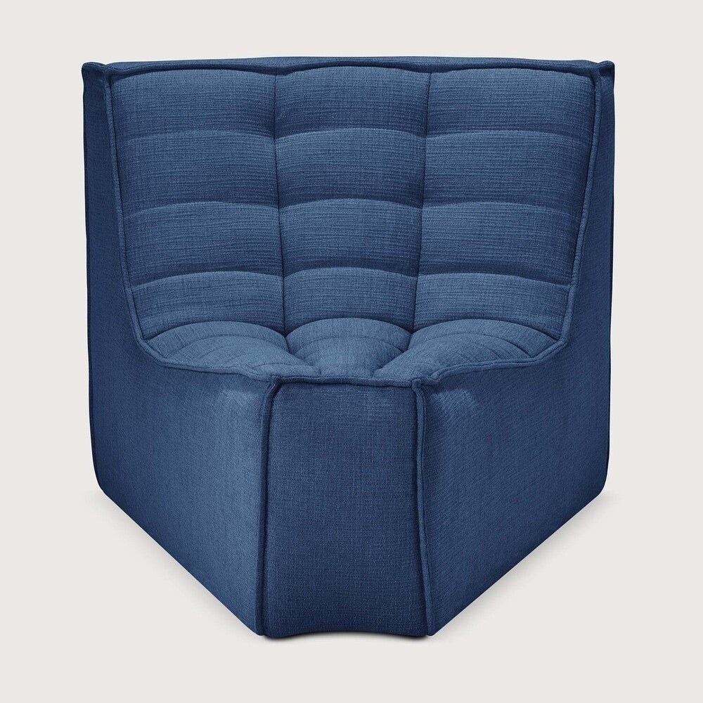 N701 45° Round Corner Sofa - Blue