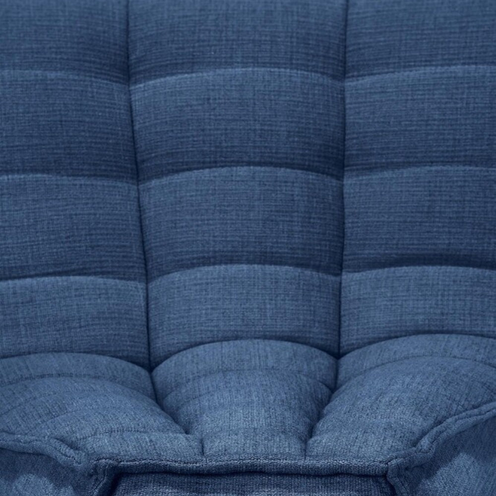 N701 45° Round Corner Sofa - Blue