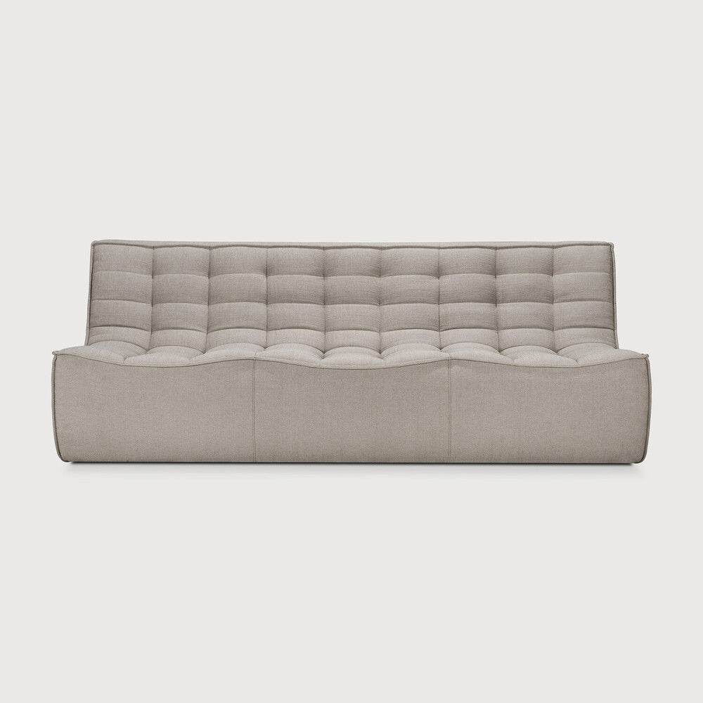 N701 3 Seater Sofa - Ecru