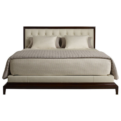 Moderne Tufted Platform Bed