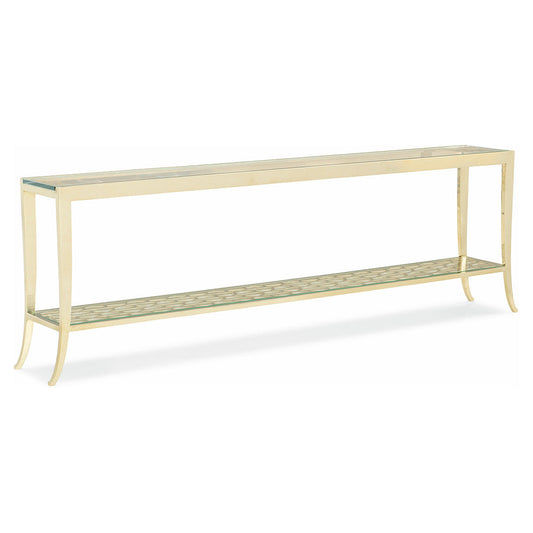 In A Holding Pattern Console Table