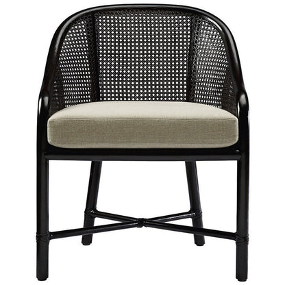 Caned Barrel Chair