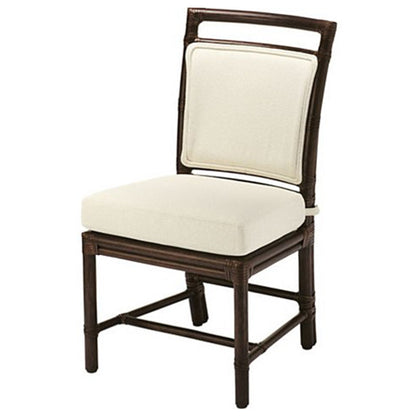 Rattan Target(R) Side Chair, (Upholstered Back)