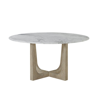 Repose Marble Round Dining Table