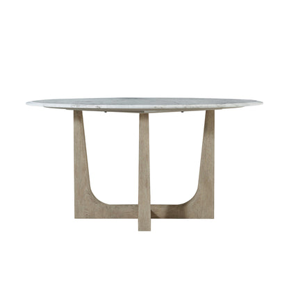 Repose Marble Round Dining Table
