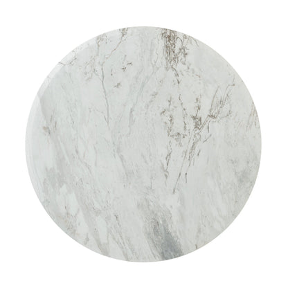 Repose Marble Round Dining Table