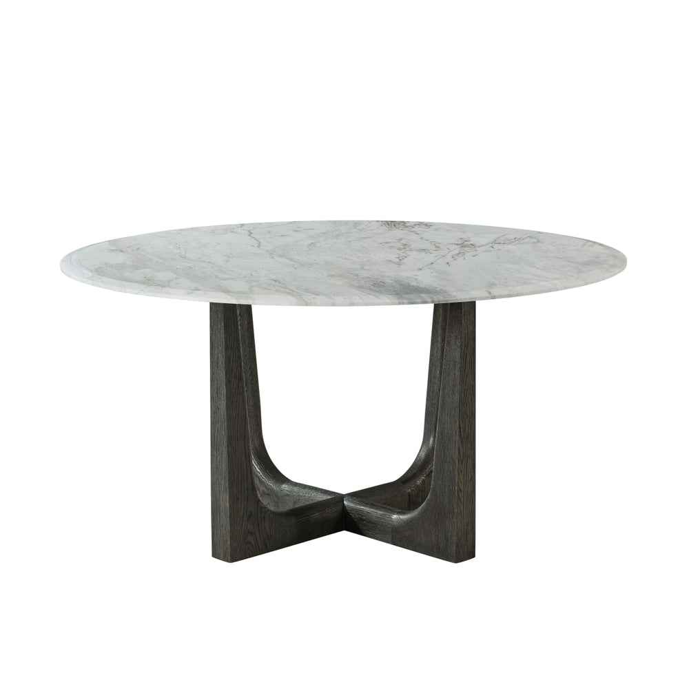 Repose Marble Round Dining Table