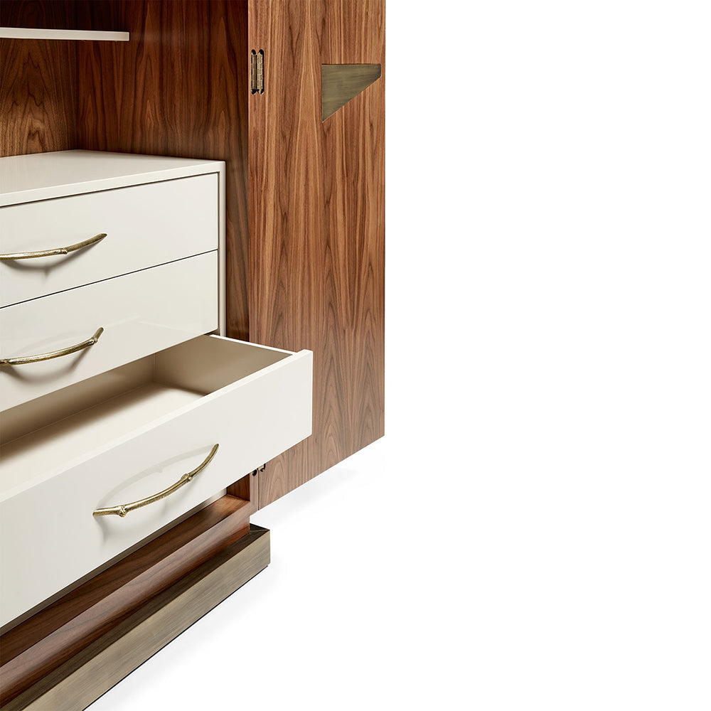 Walnut Bar Cabinet