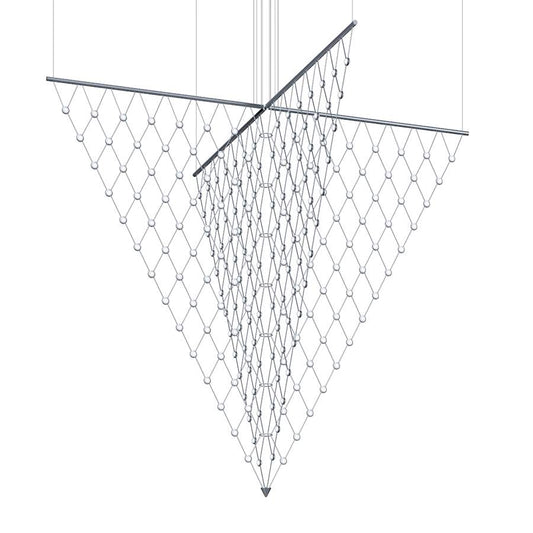 Sonneman Constellation Galaxy Matrix 4 Light 78" Wide LED Suspension Multi Light Pendant