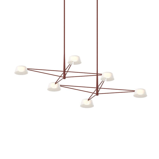 Sonneman Ray 68" Wide LED Linear Chandelier