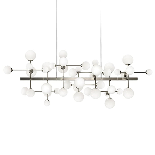 Sonneman Nebula 42 Light 69" Wide LED Abstract Chandelier